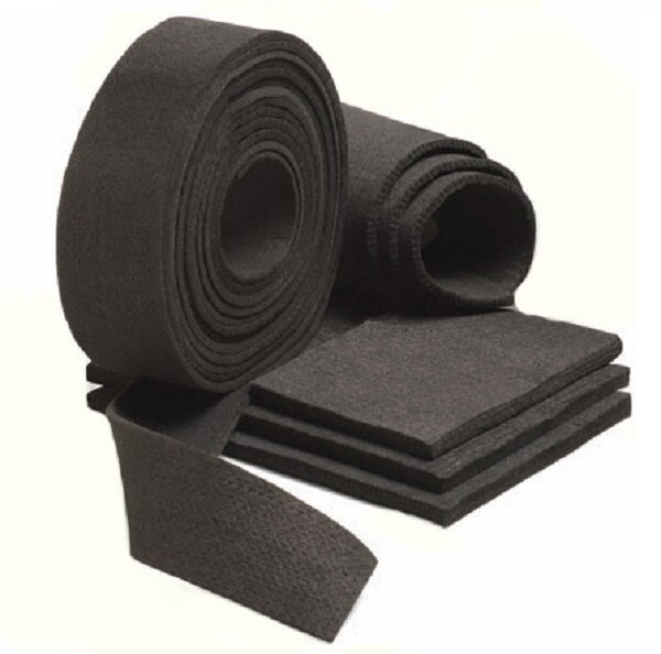 VDGFELT1.000TH Rayon carbon felt furnace insulator