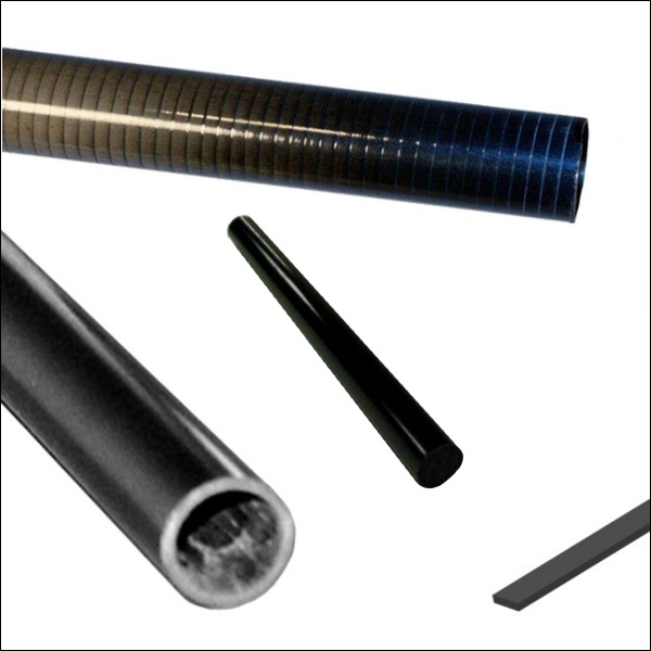 Carbon Fiber Rods and Tubes, Unidirectional